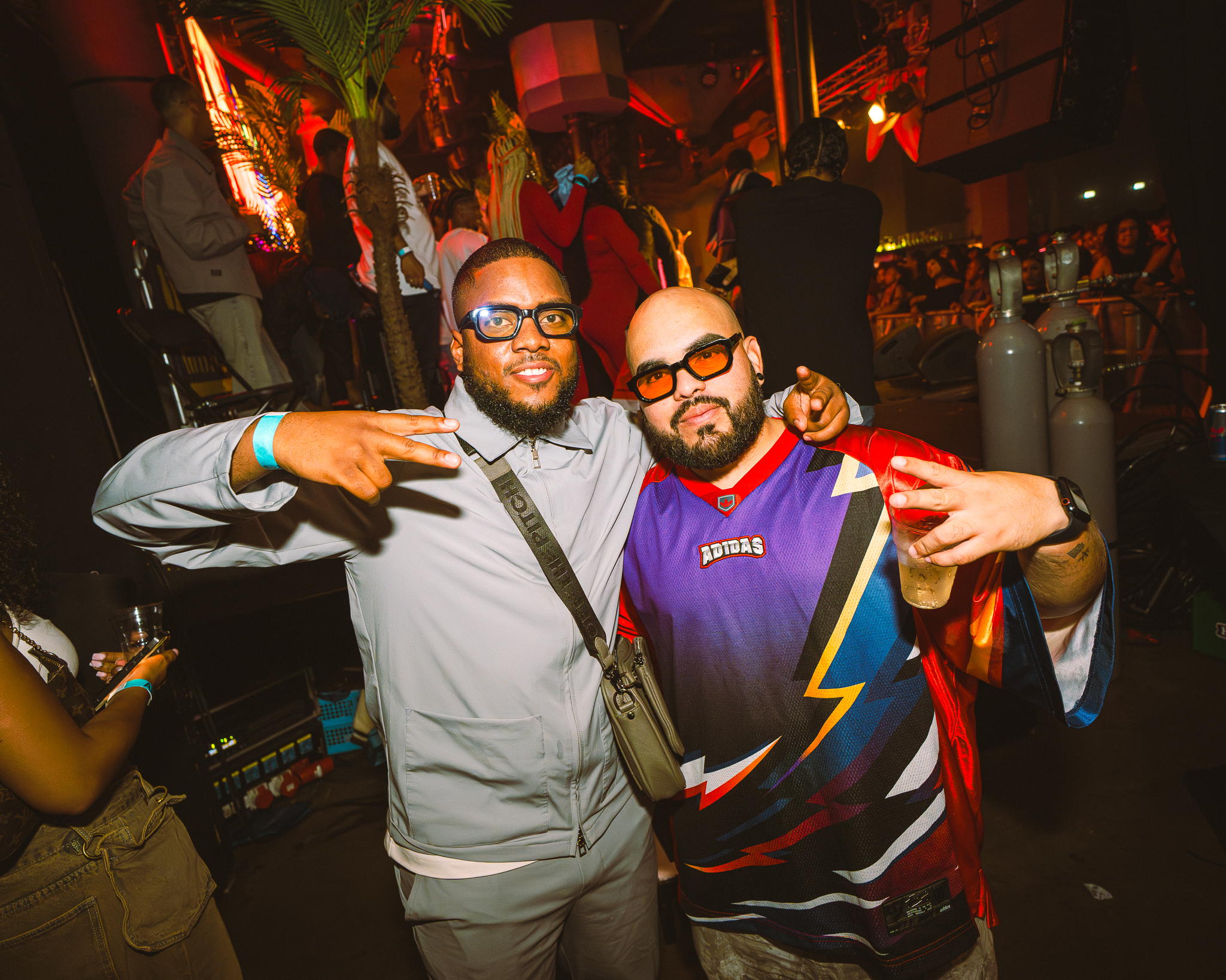 Vrienden op Carnaval Nights Rotterdam